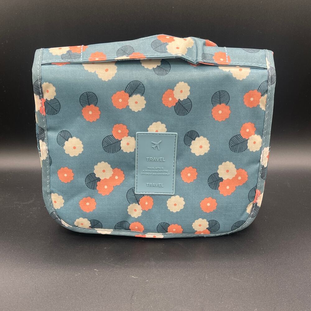 Water Resistant Travel Cosmetic and Toiletry Bag Organizer